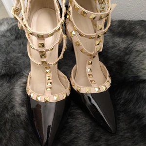 Studded Stiletto Heels